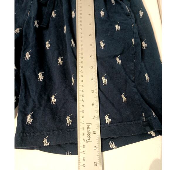 Polo Ralph Lauren Blue Label Men's LRG Sleepwear Shorts Navy Pony Pajama Lounge - Picture 6 of 8